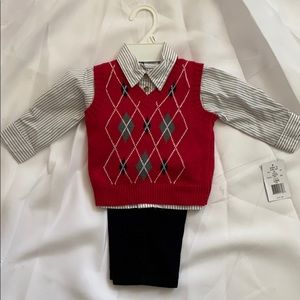 Boys 3PC Sweater/Pants Set